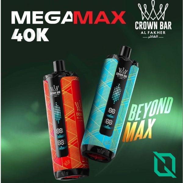 CROWN BAR AL FAKHER 40000 PUFFS MEGA MAX CROWN BAR AL FAKHER 40000 PUFFS MEGA MAX