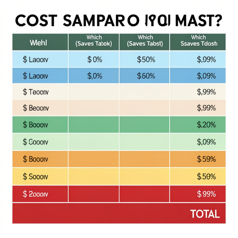 Cost Comparison Table